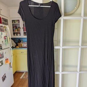 Black maxi dress